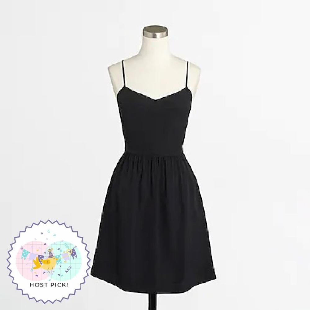 JCREW Little Black Sweetheart Cami Dress